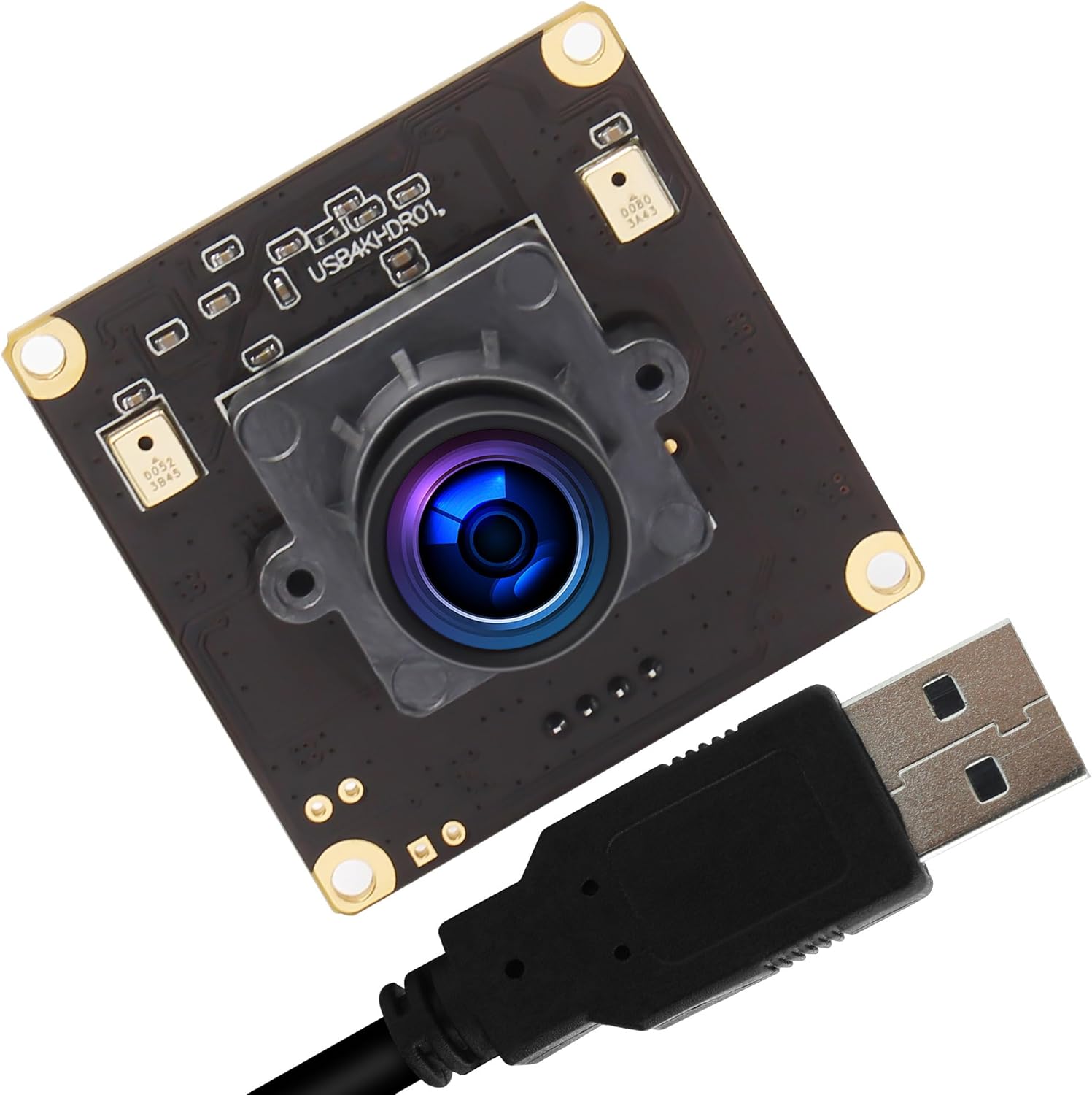 HDMI USB Camera Module 4K Webcam IMX415 Sensor H.265 H.264 Webcamera 2160P 30FPS Video Surveillance Streaming Video Conference PC Camera Industrial Digital Zoom Webcam
