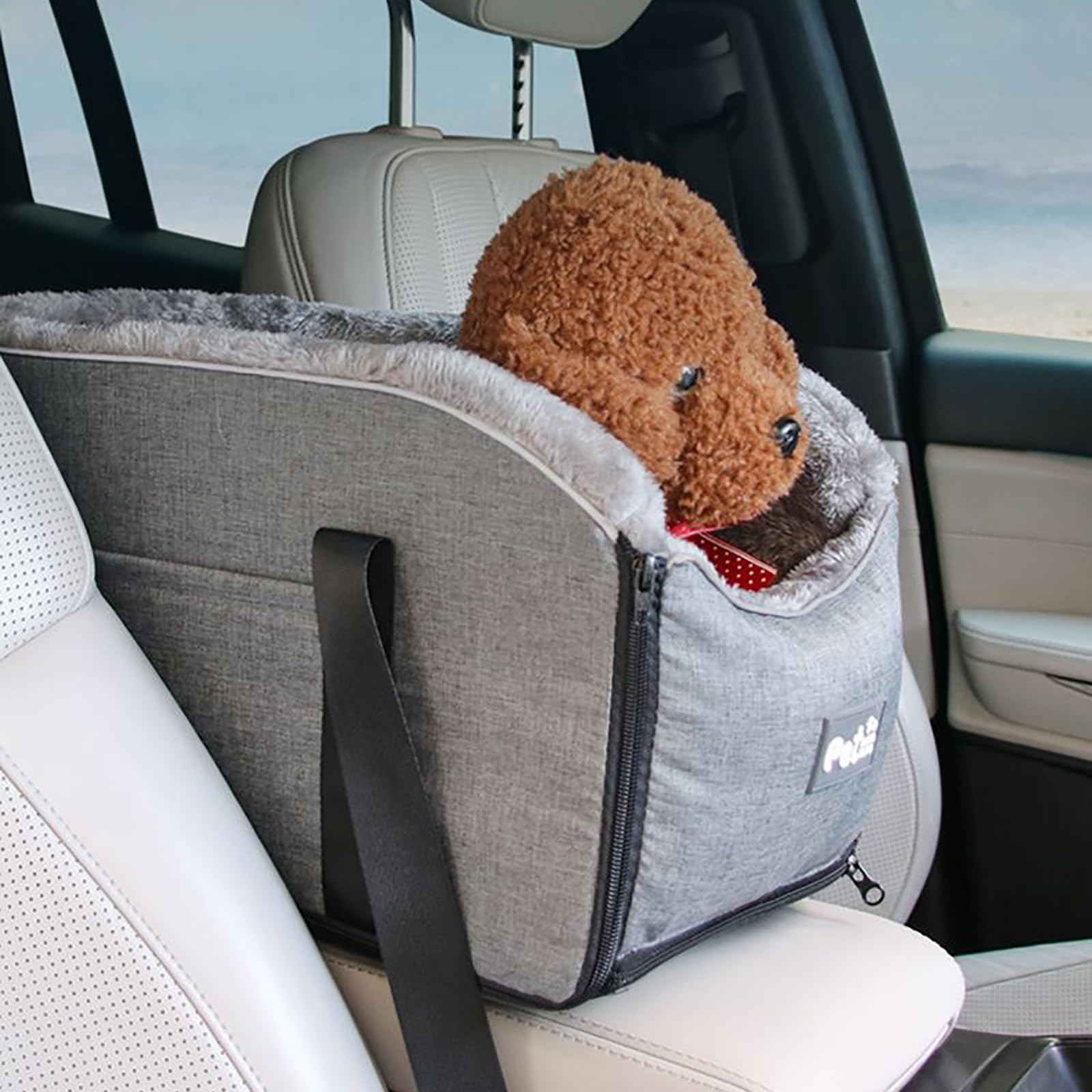 Trasportino per console auto cuccioli borsa da viaggio all'aperto trasportatore a tracolla turistica Tote Strap