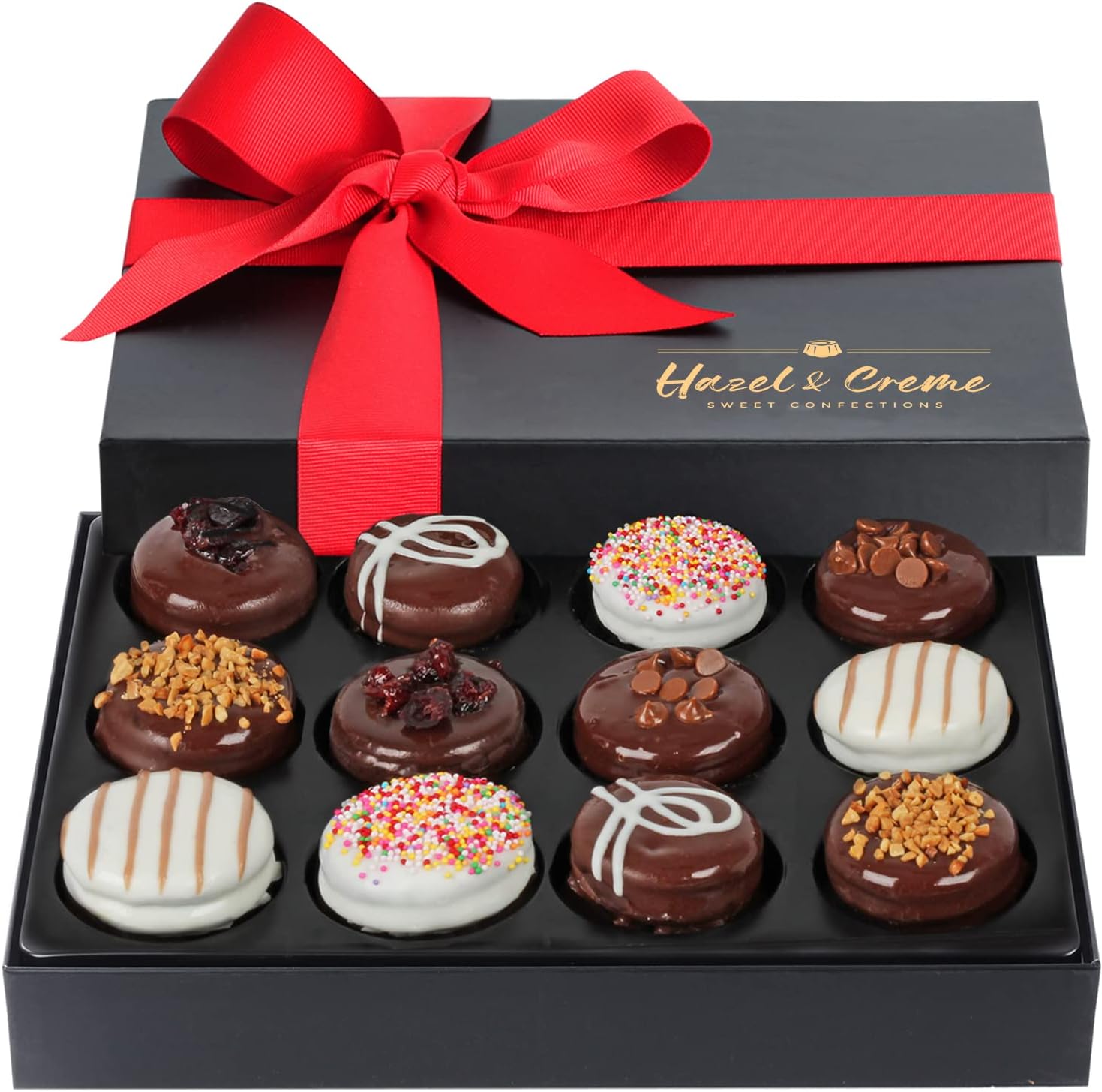 Chocolate Cookie Gift Basket – Gourmet Cookie Assortment, Kosher Vegan – Sweet Gift for Him & Her, Birthdays, Anniversaries, Holidays & Special Occasions
