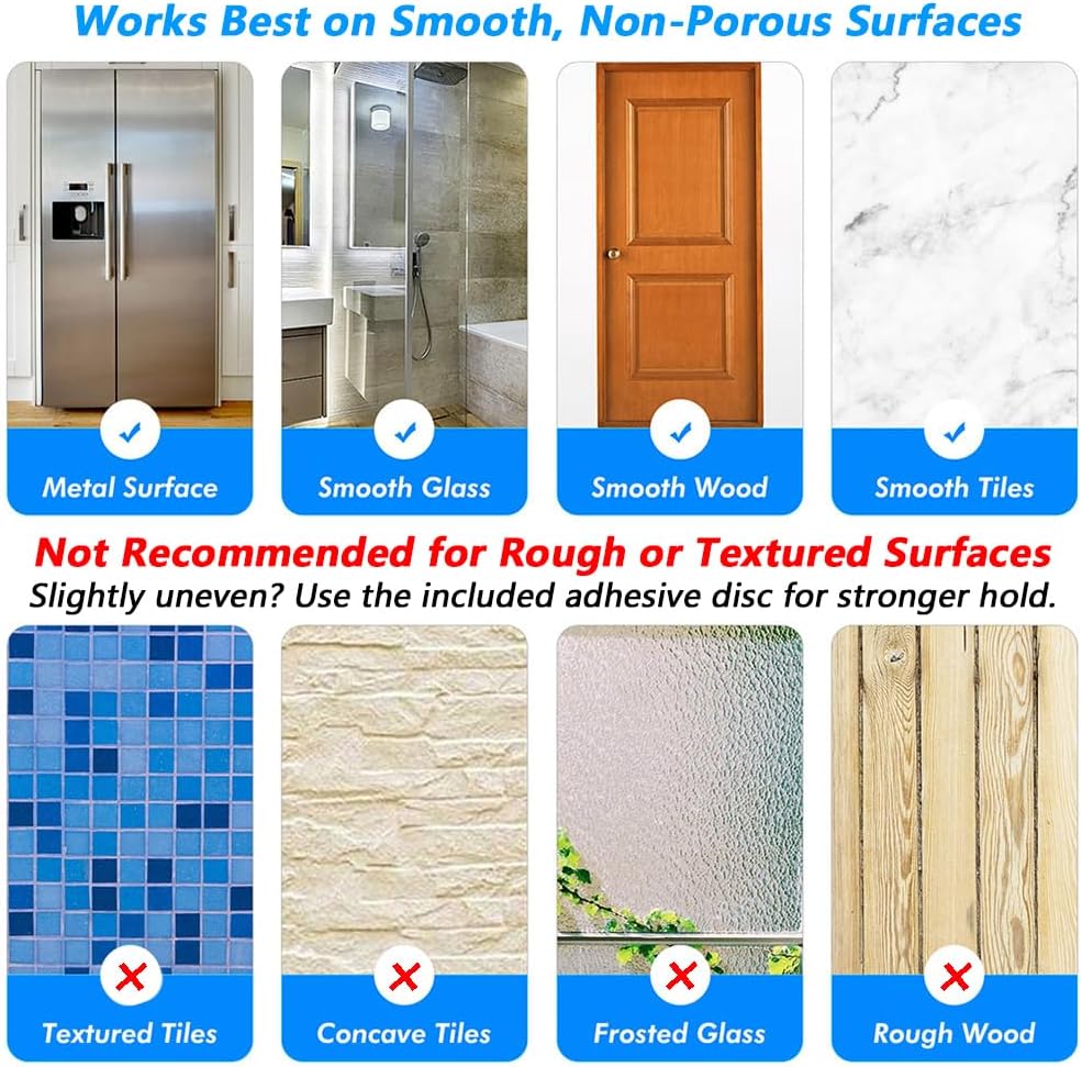 BOPai Extendable Suction Cup Towel Bar 17-28.5", Removeable Shower Door Mat Rod, Brushed Nickel - Image 7