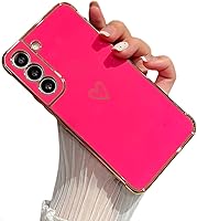 Vista 15 de ZTOFERA Funda diseñada para Google Pixel 7a, bonito diseño de corazones de amor con borde chapado y protección de lente de cámara, para Google Pixel