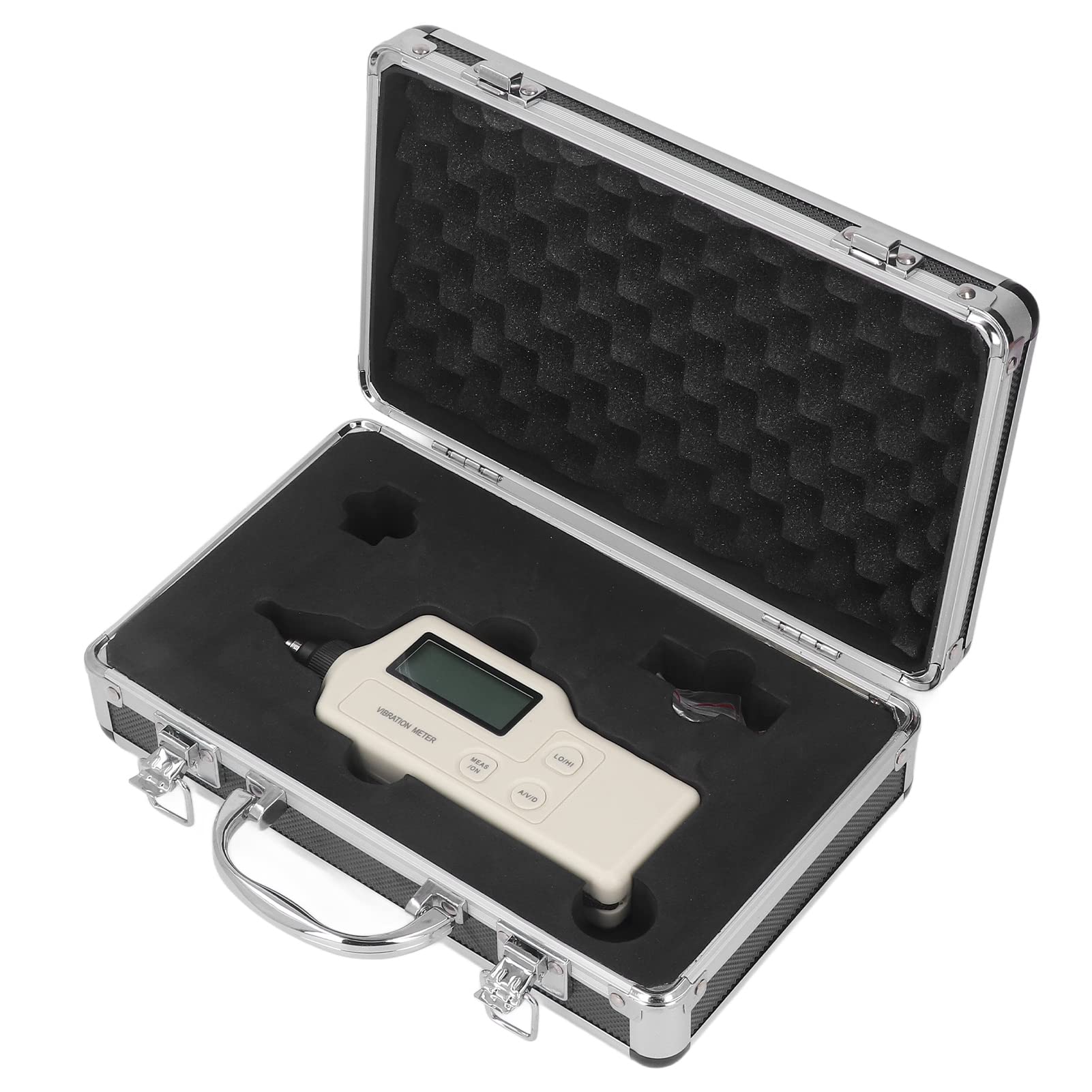 Détecteur de vibration numérique, taux d'échantillonnage 1S de haute précision, vibromètre numérique ABS compact pour l'entretien