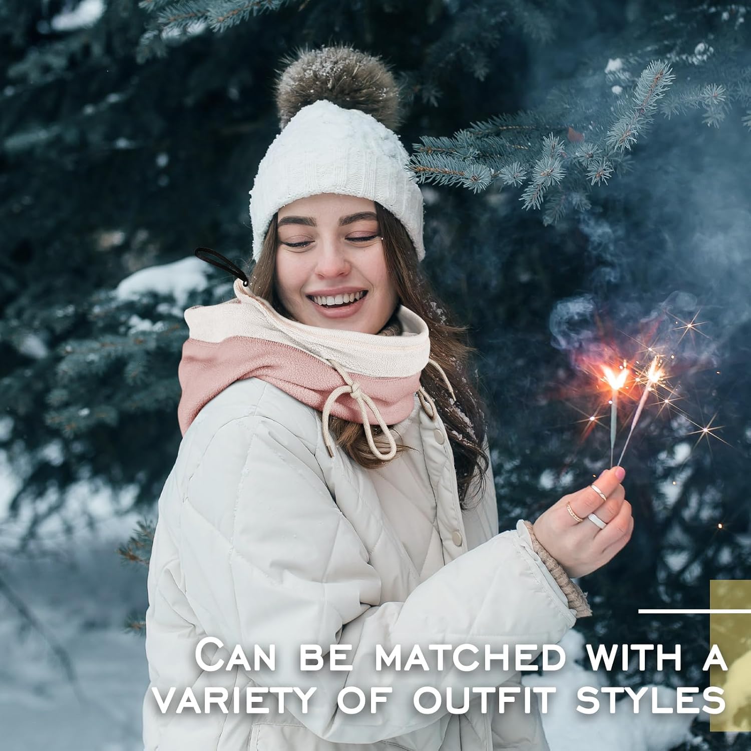 Balaclava Face Mask Windproof Fleece Ski Mask for Men and Women Winter Neck and Face Warmer - Image 6