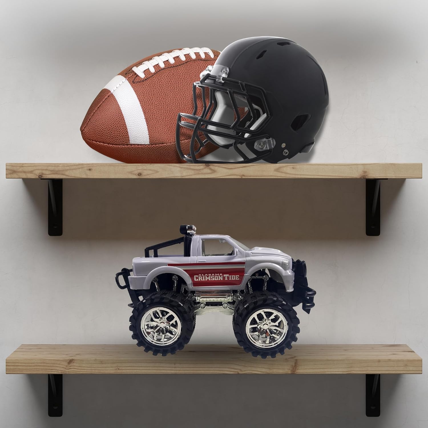 Game Day Outfitters Alabama Crimson Tide Monster Truck Push and Go, Friction Powered | Officially Licensed Logo Toy Truck 1:18 Scale Truck | for NCAA Fans, Boys, Kids