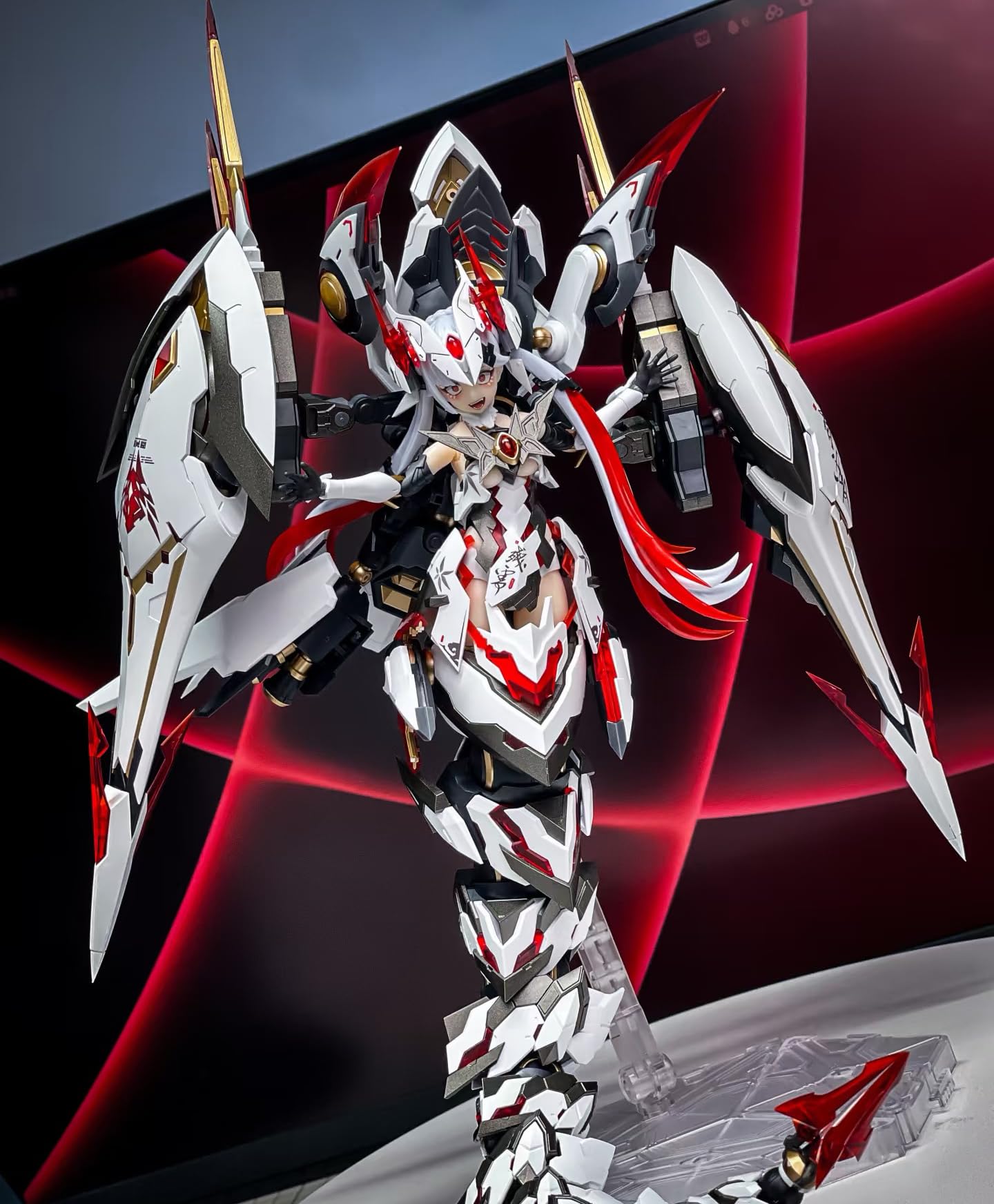 Amazon | 核金重構 1/12 紫微星・白 白蛇メカ娘 プラモデル 全高約17.5