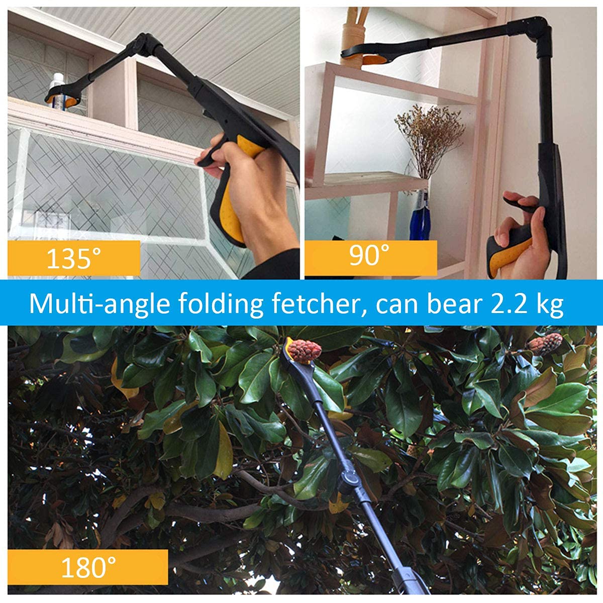 Greifer-Greifwerkzeug, 80 cm Müllsammler-Upgrade for ältere Menschen, leichte, extra lange, praktische obere Müllklaue, Greifhilfe for Müll und Abfälle – Armverlängerung