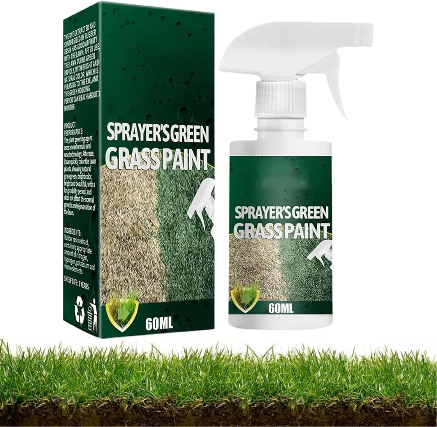 2022 New Upgraded Green Grass Lawn Spray,Lawn Paint Lawn Colorant