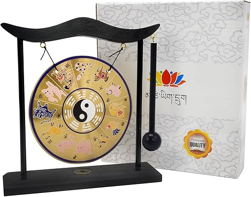 Miniatura 7 de Tabla de chismes zen mini mesa de escritorio Gong Taiji los doce signos del zodiaco chino decoración del hogar