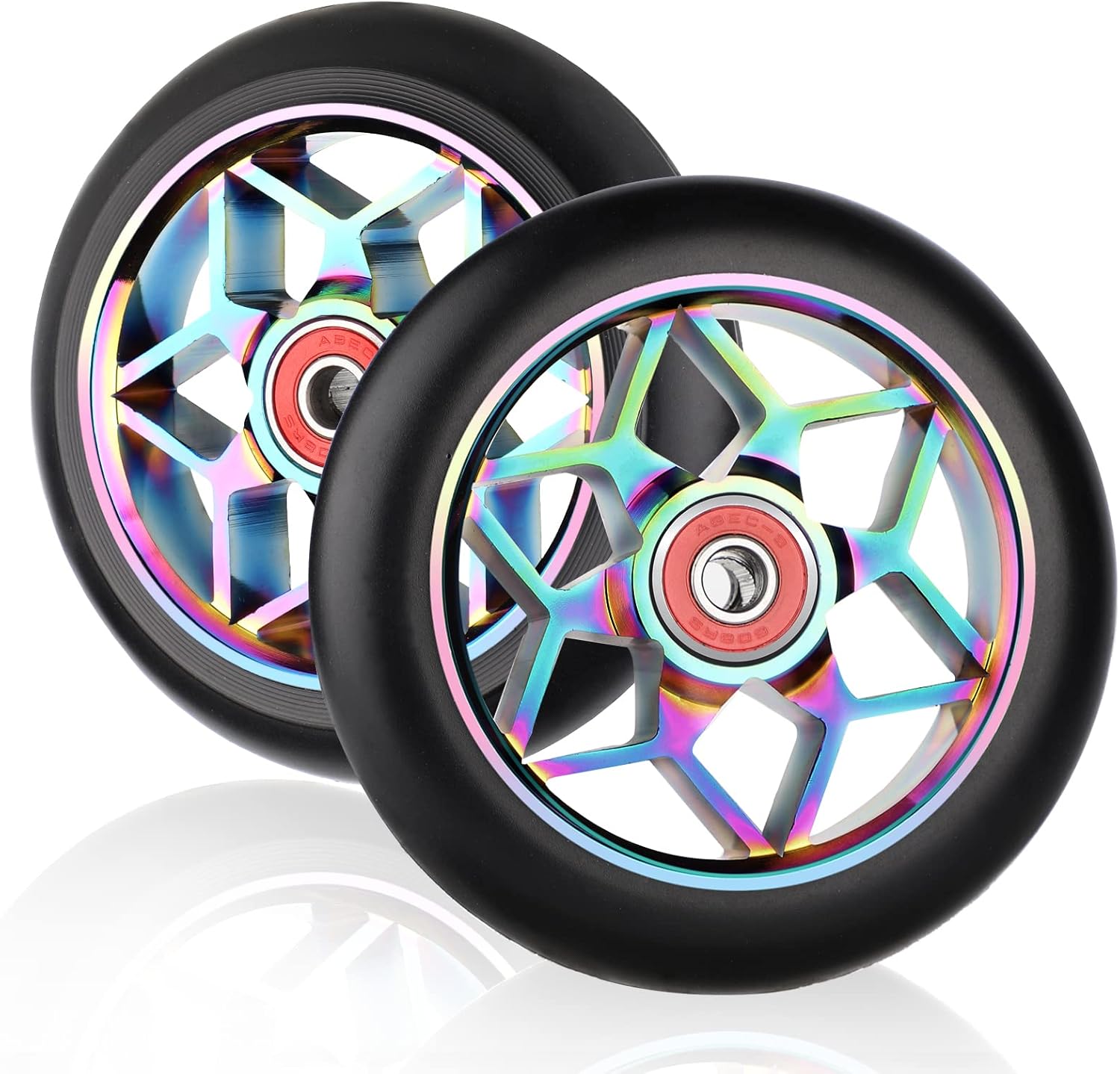 DBREAKS Stunt Scooter Rollen, 2 Stück Scooter Ersatzräder, 110mm