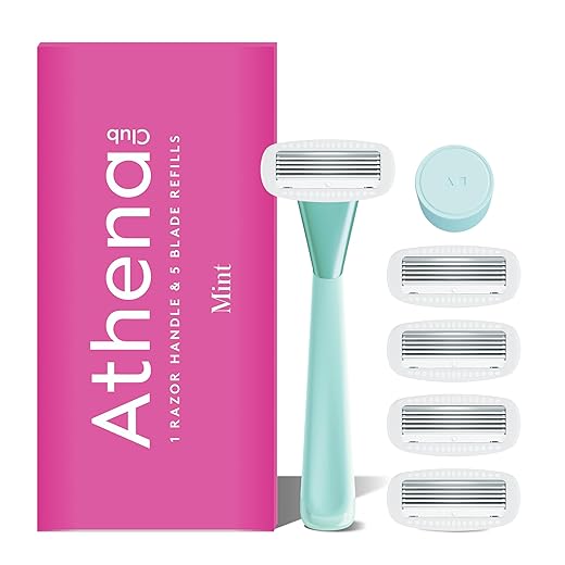 Athena Club 5‑Blade Cartridge Razor Kit
