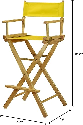 Miniatura 329 de Silla de Director de 18" Marco Blanco Lona Rosa