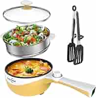 Hot Pot Elettrico Audecook 1.7L - Pentola Multifunzione Con Vaporiera, Antiaderente - Foto 3