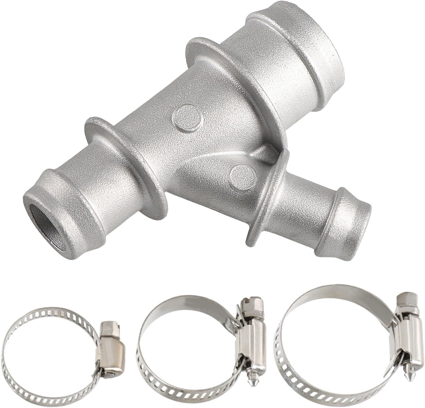 Aluminum Coolant Radiator Hose Y Junction Connector Compatible with Chevrolet Silverado Suburban Tahoe Avalance/GMC Sierra Yukon/Cadillac Escalade Replace#: 15834773