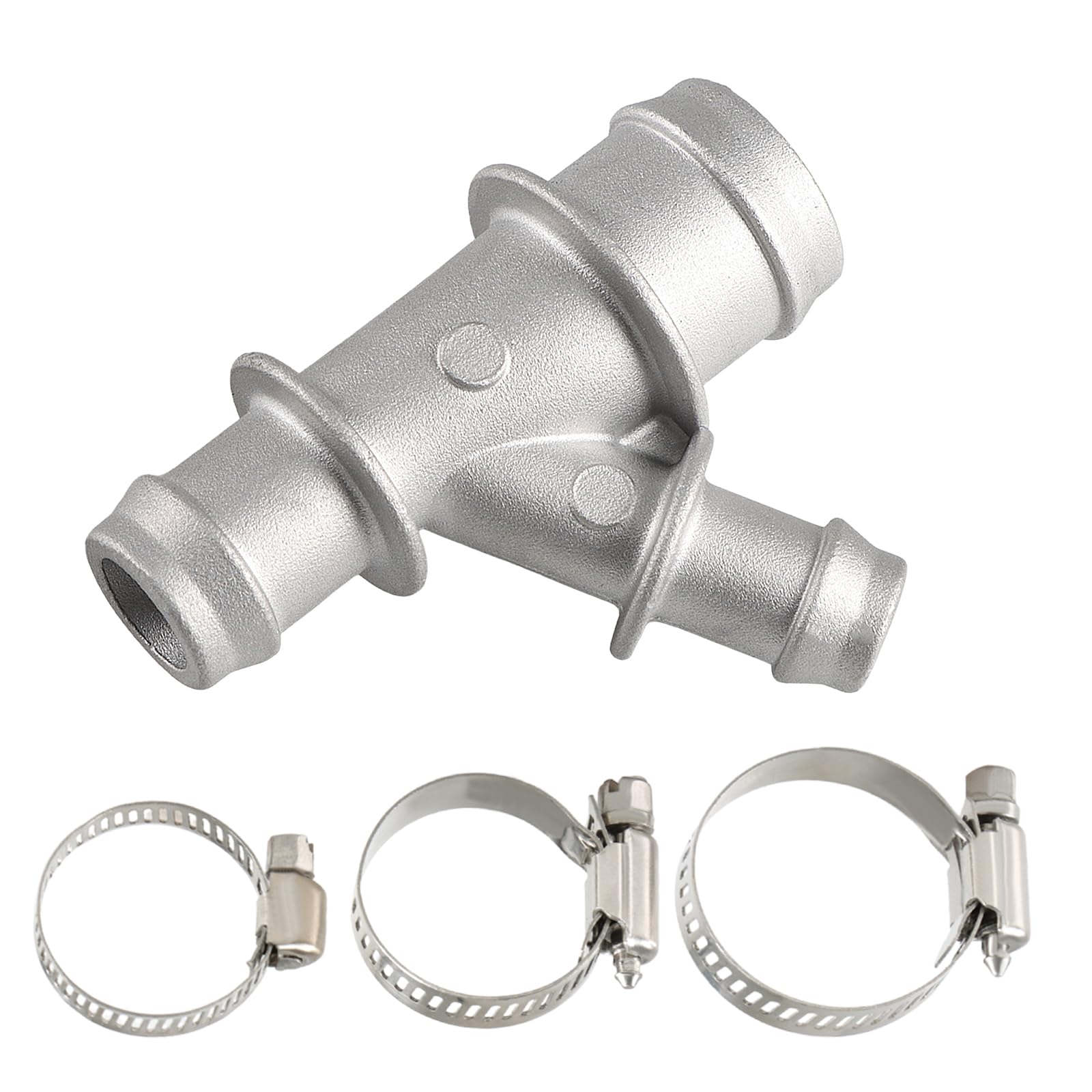 Aluminum Coolant Radiator Hose Y Junction Connector Compatible with Chevrolet Silverado Suburban Tahoe Avalance/GMC Sierra Yukon/Cadillac Escalade Replace#: 15834773