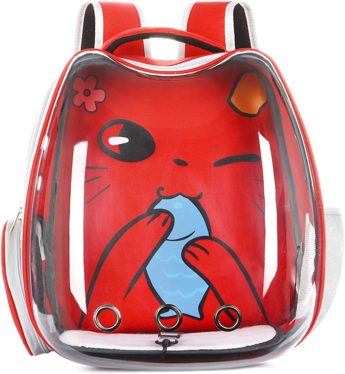 Cat Backpack Carrier Bubble Carrying Bag, Small Dog Backpack Carrier for Small Medium Dogs Cats, Space Capsule Pet Carrier Dog Hiking…