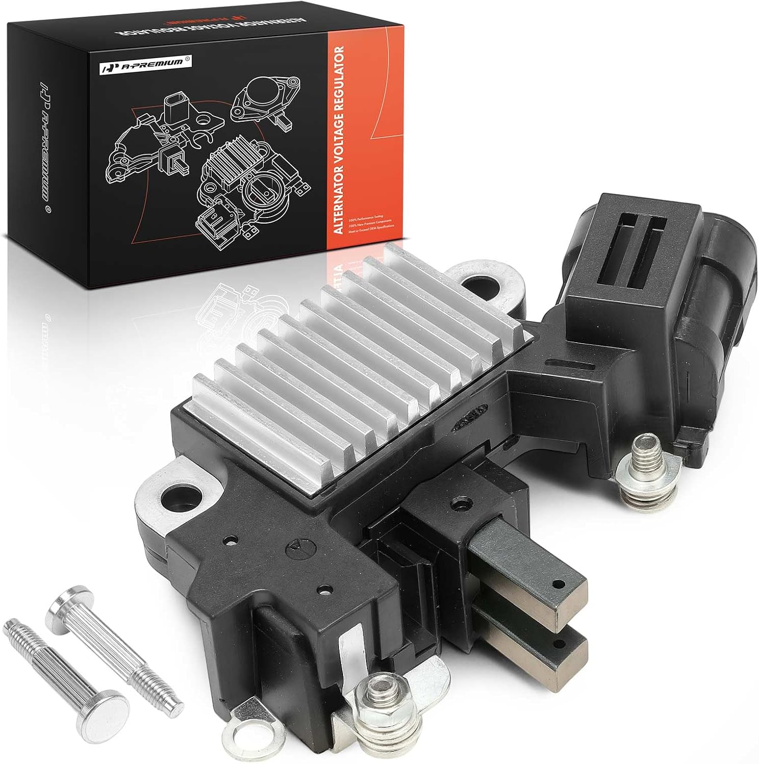 A-Premium Alternator Voltage Regulator Compatible with Nissan Altima 1994-1997, Sentra 1995-1997, Pathfinder 1996-1998, 200SX 1995-1996, Pickup 1995 3.0L, Pickup 1996-1997, 14V A-Circuit 14.50 Vset