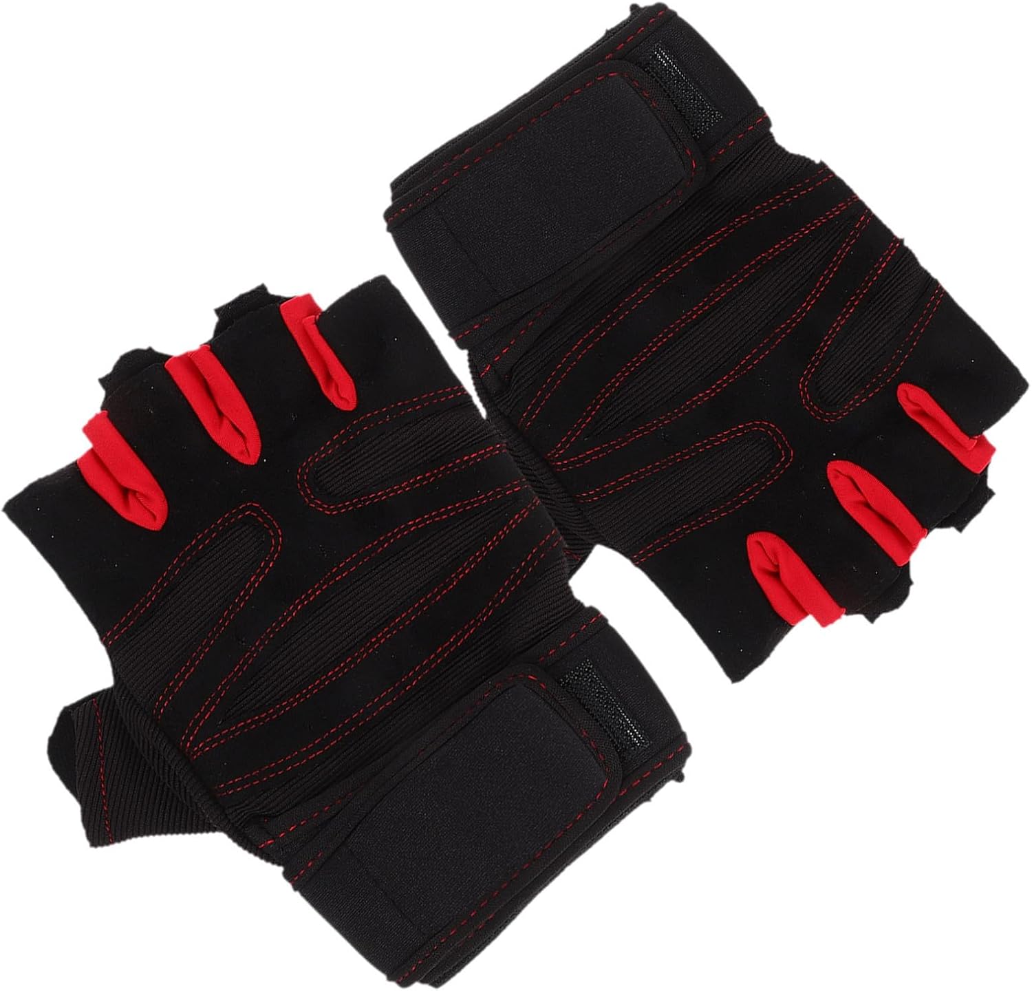 Fingerless Arthritis Gloves Comfortable Spandex Material and Men and Women with Wrist Strap for Reducing Discomfort, Breathable Support Gloves for Cycling, Gym Daily Work