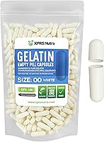 Vista 8 de XPRS Nutra Size 00 Empty Capsules - 1000 Count Empty Gelatin Capsules - DIY Capsule Filling - Fillable Pill Gel Caps for Do-It-Yourself Supplements