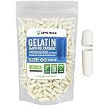 XPRS Nutra Size 00 Empty Capsules - 100 Count Empty Gelatin Capsules - DIY Capsule Filling - Fillable Pill Gel Caps for Do-It-Yourself Supplements (White)