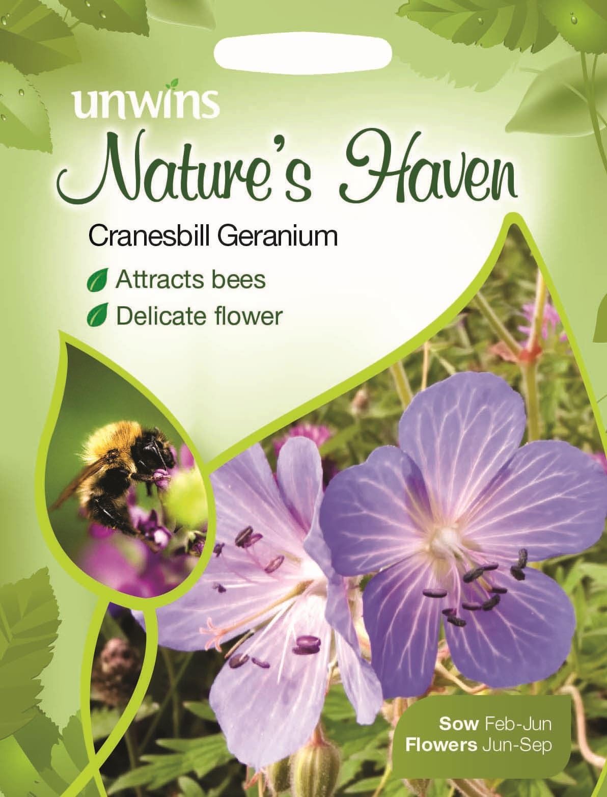 Pictorial Packet - Natures Haven Cranesbill Geranium - 50