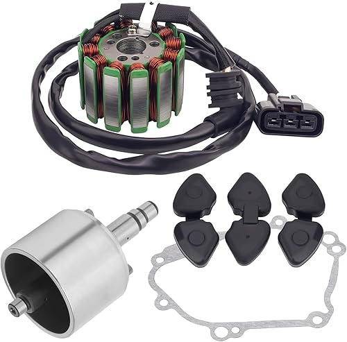 Miniatura 2 de AHL Rotor de volante Estator Volante Bobina del estator Junta de culata Compatible Yamaha FZ1 2006-2010  YZF-R1 2004-2008