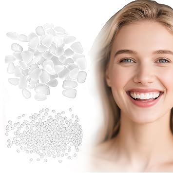 Tooth Repair kit for Filling The Missing Broken Tooth and Gaps-Moldable Fake Teeth and Thermal Beads Replacement Kit-White-AA2
