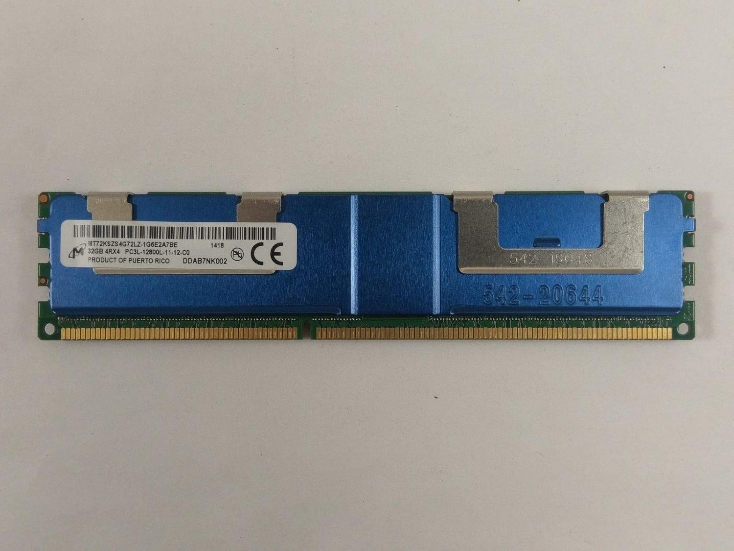 MT72KSZS4G72LZ-1G4 - Micron 1x 32GB DDR3-1333 LRDIMM PC3L-10600L Quad Rank x4 Module (for Server only)