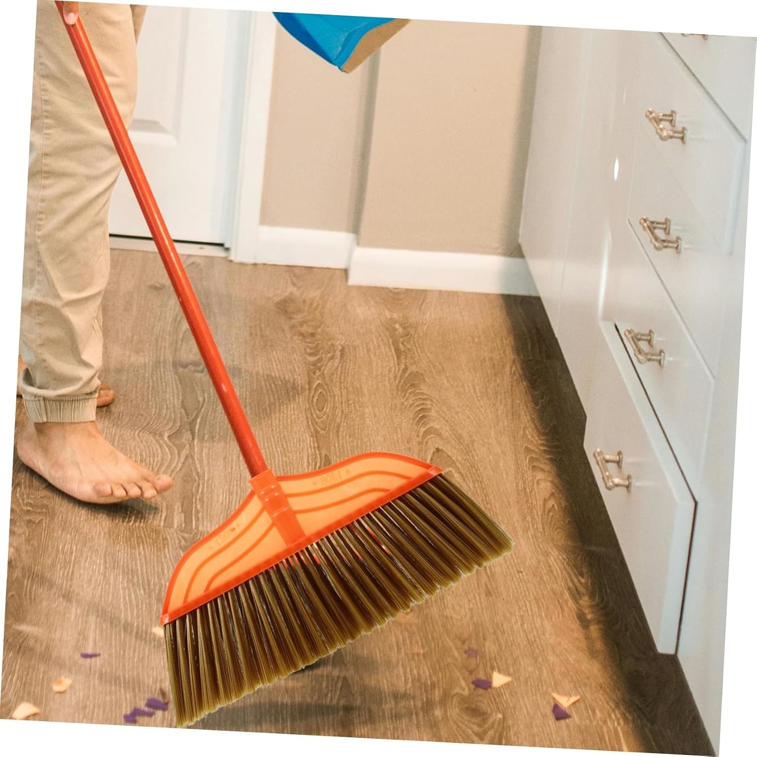 Household Broom Head Plastic Refill Part for Indoor Outdoor Sweeping