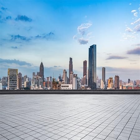 Amazon Com Lfeey 5x5ft New York City Skyline Backdrop Manhattan Landmark Architecture Downtown Landscape Empty Floor Urban Skyscraper Buildings Photography Background Travel Photo Studio Props Electronics