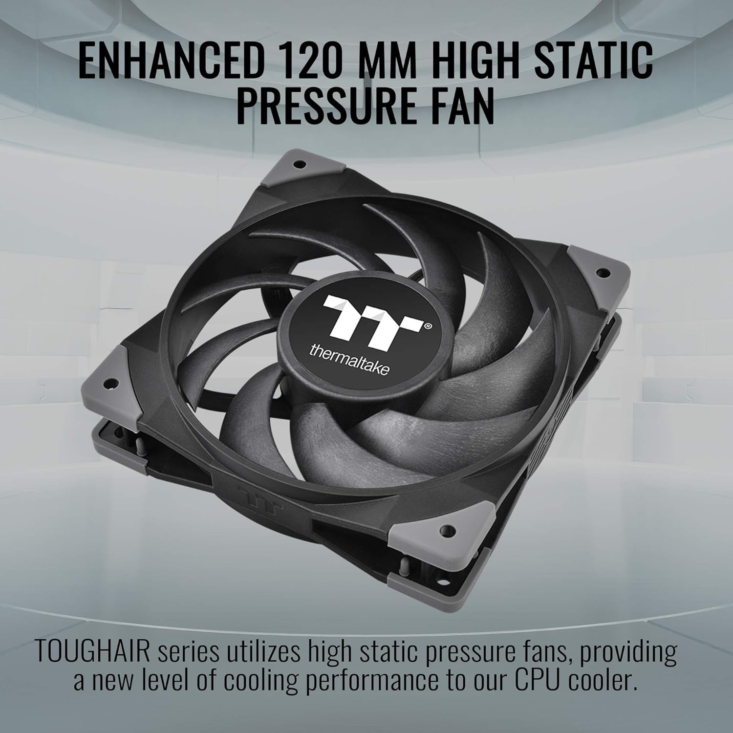Thermaltake TOUGHAIR 310 170W TDP CPU Cooler, Intel/AMD Universal Socket (LGA 1200/1700), 120mm 2000RPM High Static Pressure PWM Fan with High Performance Copper Heat Pipes CL-P074-AL12BL-A