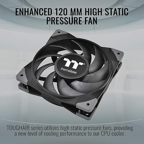 Miniatura 3 de Thermaltake TOUGHAIR 310 - Enfriador de CPU TDP de 170 W, enchufe universal IntelAMD (LGA 12001700), ventilador PWM de alta presión estática de