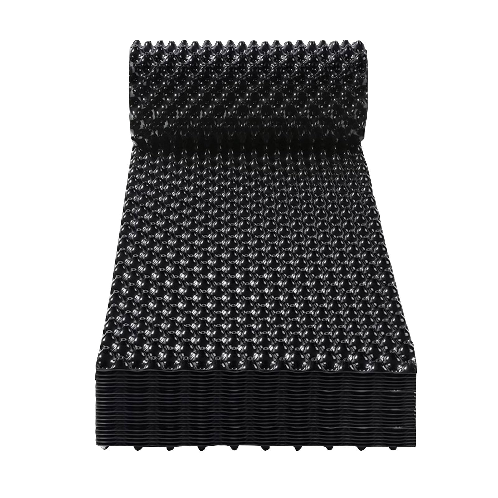 Hoja de drenaje de jardín con agujeros de 0,5 x 25 m, membrana para almacenamiento de agua y drenaje, ideal para plantas en maceta, patios y techos de jardín (tamaño: 70 cm x 25 m)