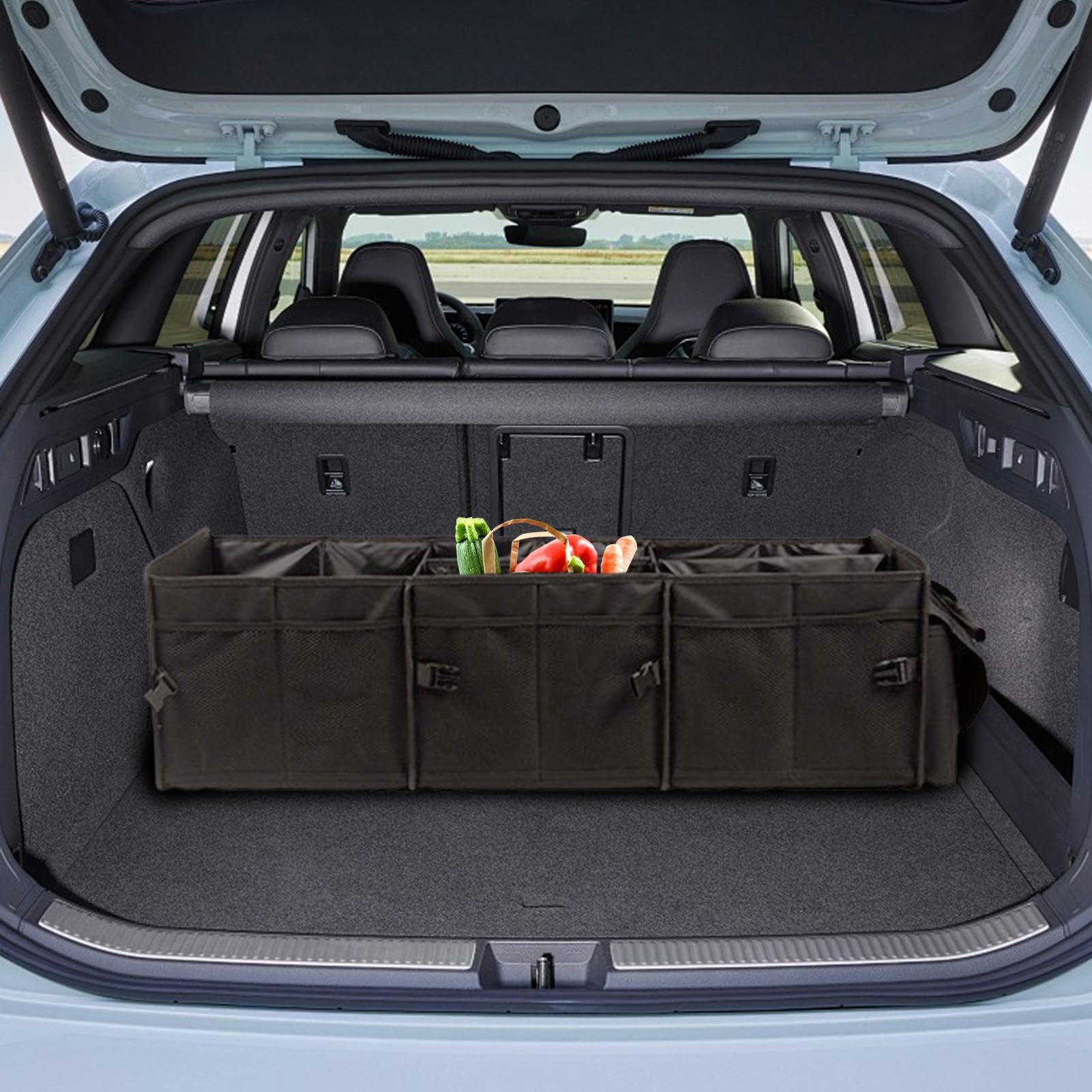 Organizer per bagagliaio per auto, organizer per bagagliaio per auto | Organizzatore di contenitori per camion isolato in tessuto Oxford impermeabile per