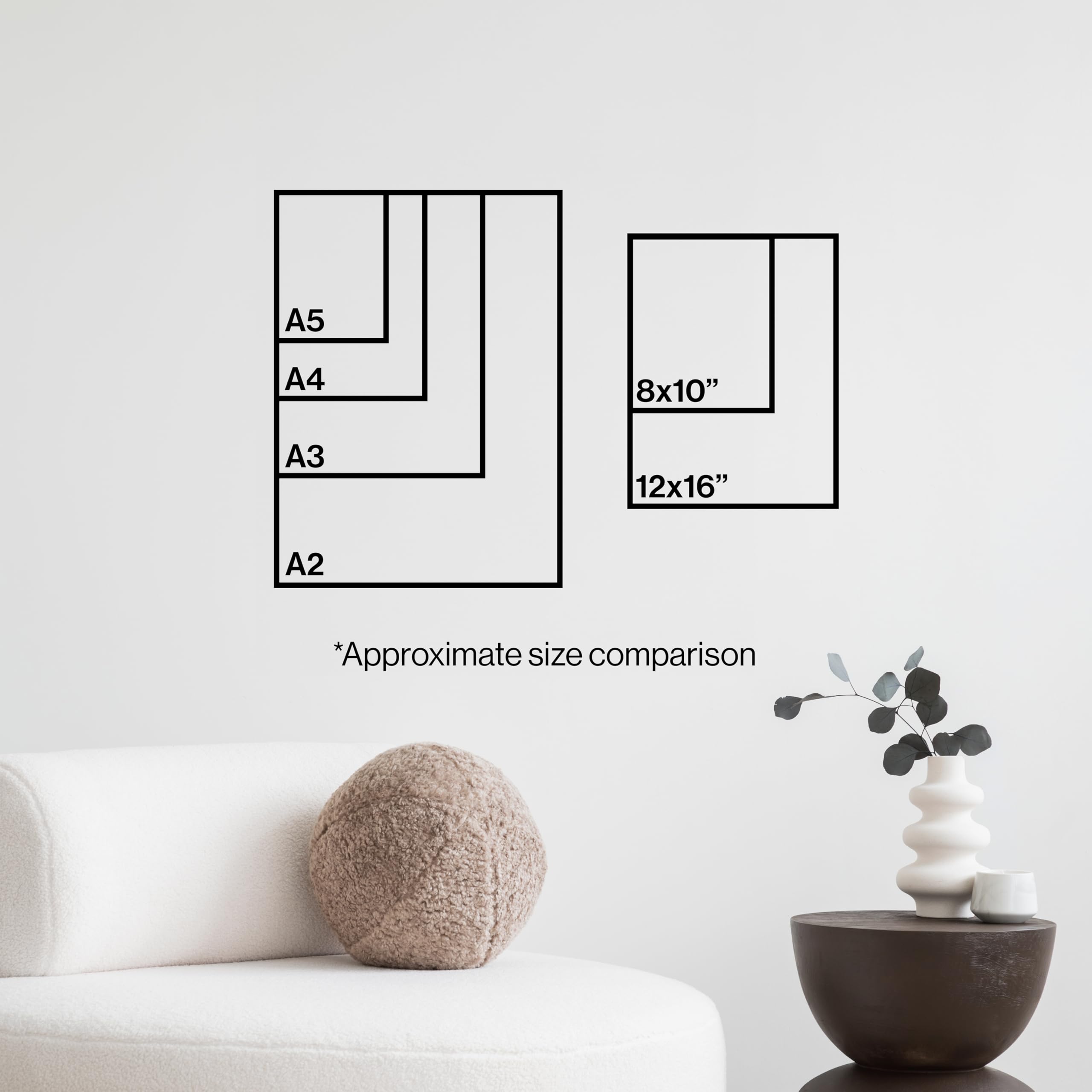 Modern Silver A2 Photo Frame for A2 (42 x 59.4cm) Photos or Pictures, Plexi Glass, Wall Mounted Landscape or Portrait - Image 3