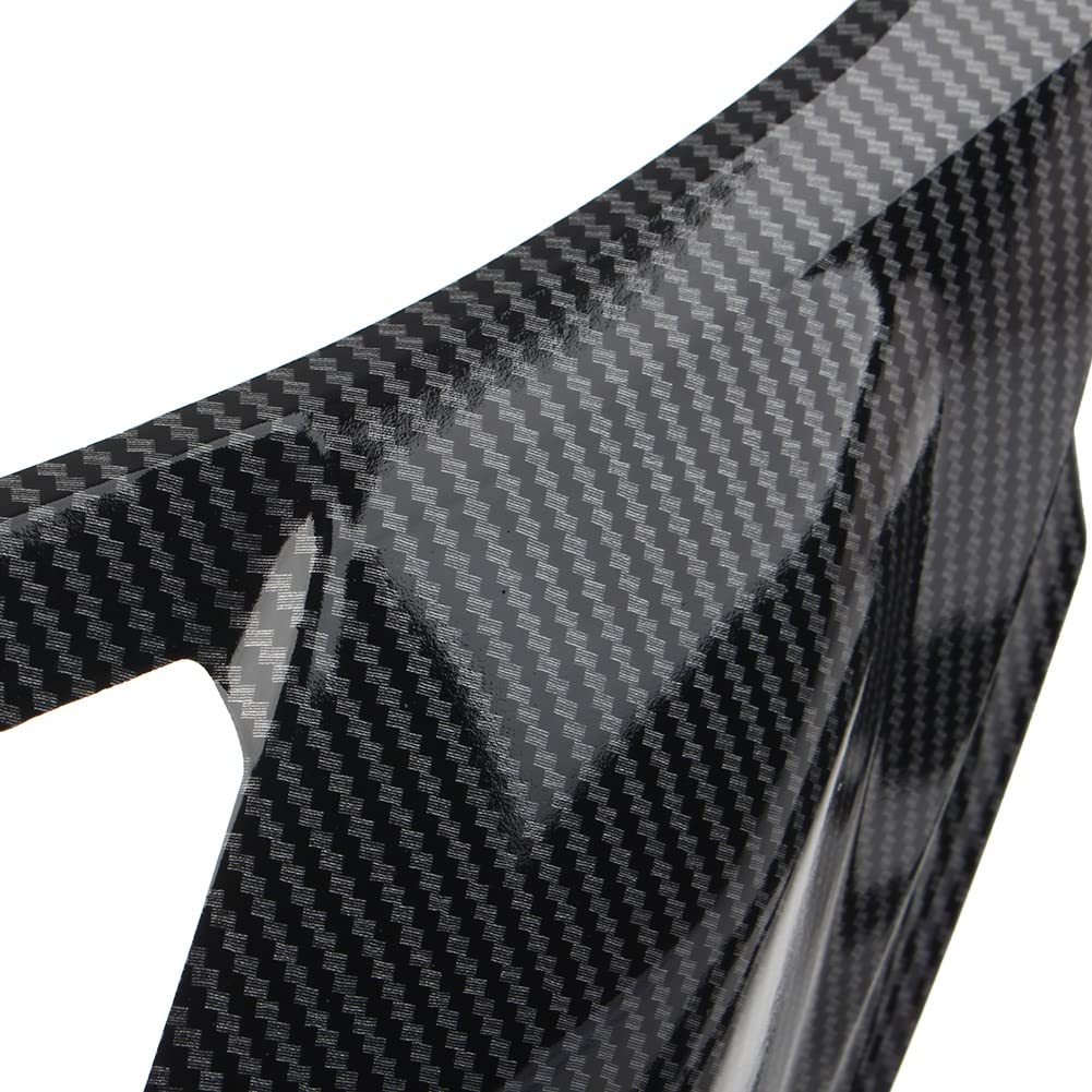 Cnswee6 Carbon Fiber Pattern Front Lest & Right Fairing Cover Cowl Mask Visor ABS Turn Signal Body Frame Guard Covers for Kawasaki NINJA 400 2018 2019 2020