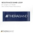 TheraBand Professional Latex Resistance Band Loop, Blue gallery image