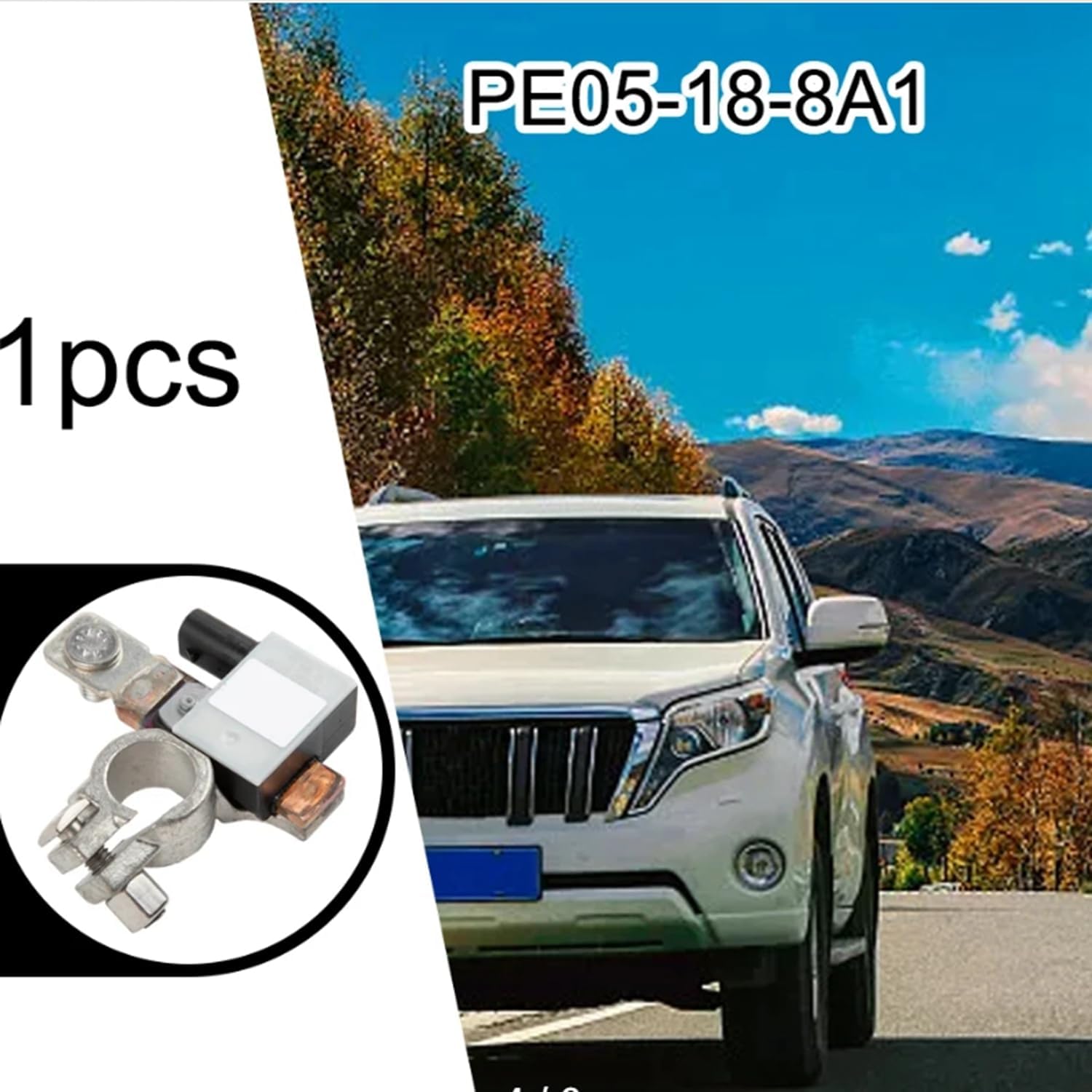 Battery Sensor Battery Terminal PE05-18-8A1 PE05188A1 Compatible with Mazda 3 2014-2018 CX5 2012-2020 CX3 CX4 CX8 MX5 Battery Current Monitoring Sensor Negative Terminal Assembly