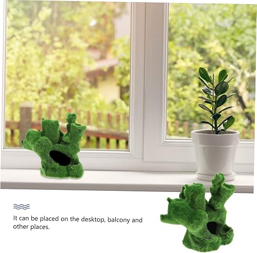 Miniatura 7 de balacoo 2 unids pecera paisajismo cabeza de árbol decoraciones acuario refugio decoraciones de vidrio decoración acuario betta pescado adorno tanque