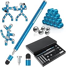 OSDUE Fidget Pen, Multifunction Magnetic Pen Fidget Pen Gift Men, Father's Day Gift Ideas Funny Gift Ideas Stress Relief Gadget for Easter Christmas Ideas Blue