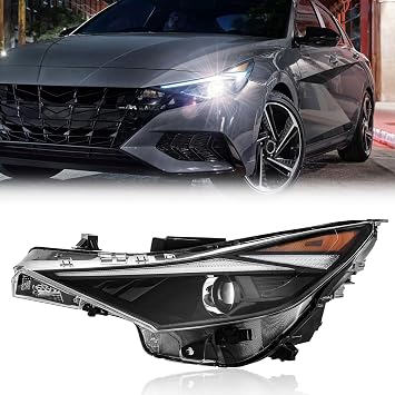 TODO Headlights Assembly Compatible with 2021 2022 2023 Hyundai Elantra