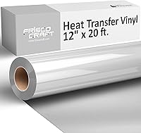 Vista 14 de Frisco Craft Rollos de vinilo HTV – Rollos de vinilo de transferencia de calor para impresiones personalizadas – Rollo HTV mate de 12 pulgadas x 20