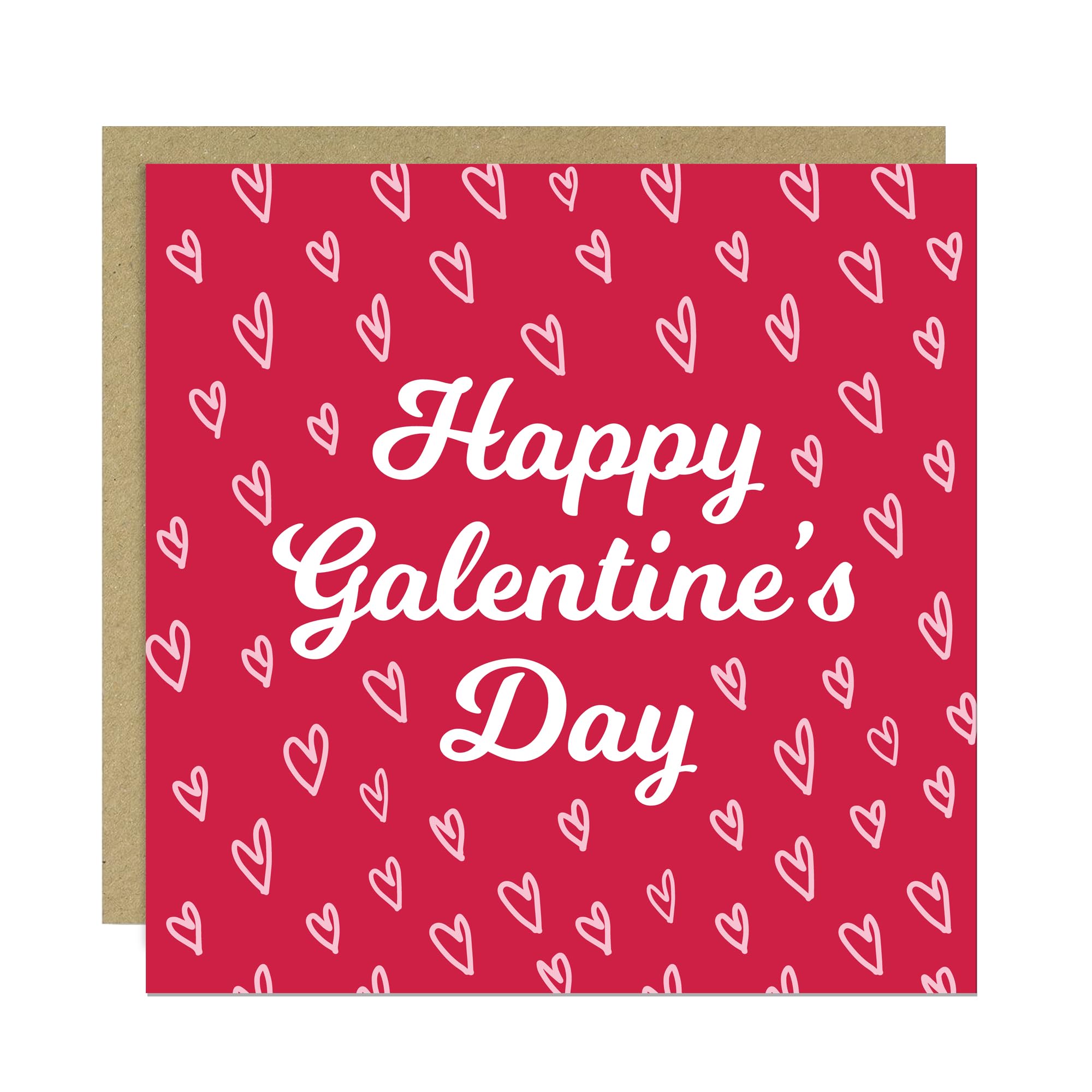 RED OCEAN Galentine’s Day Card for Friend and Bestie, Cute Funny Friendship Valentine Card, Happy Galentine’s Day Greeting Cards