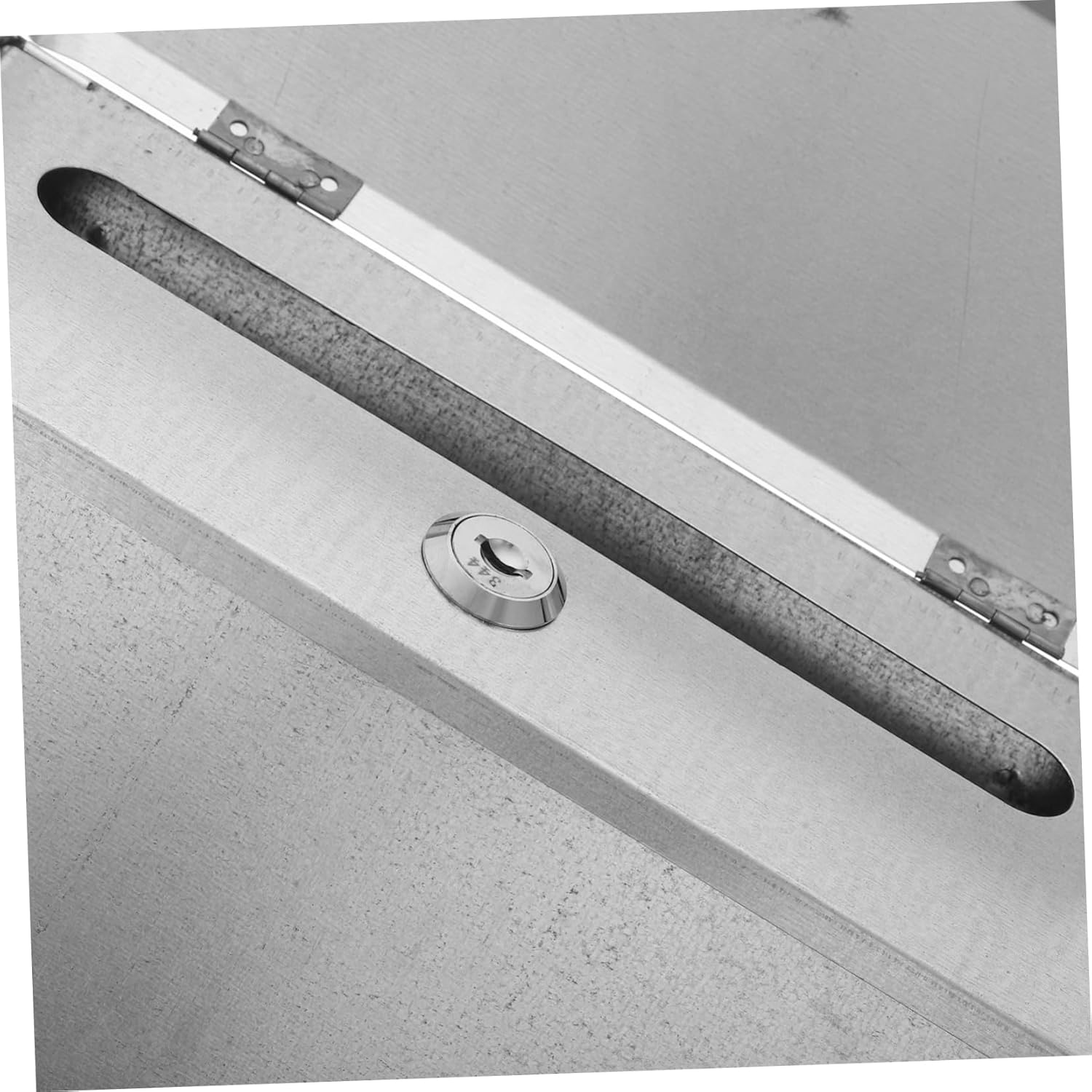 Uonlytech Lockable Suggestion Box with Top Slot for Donation Collection Rustic Design for Wall Mount for Office Garden Decor and Feedback Collector