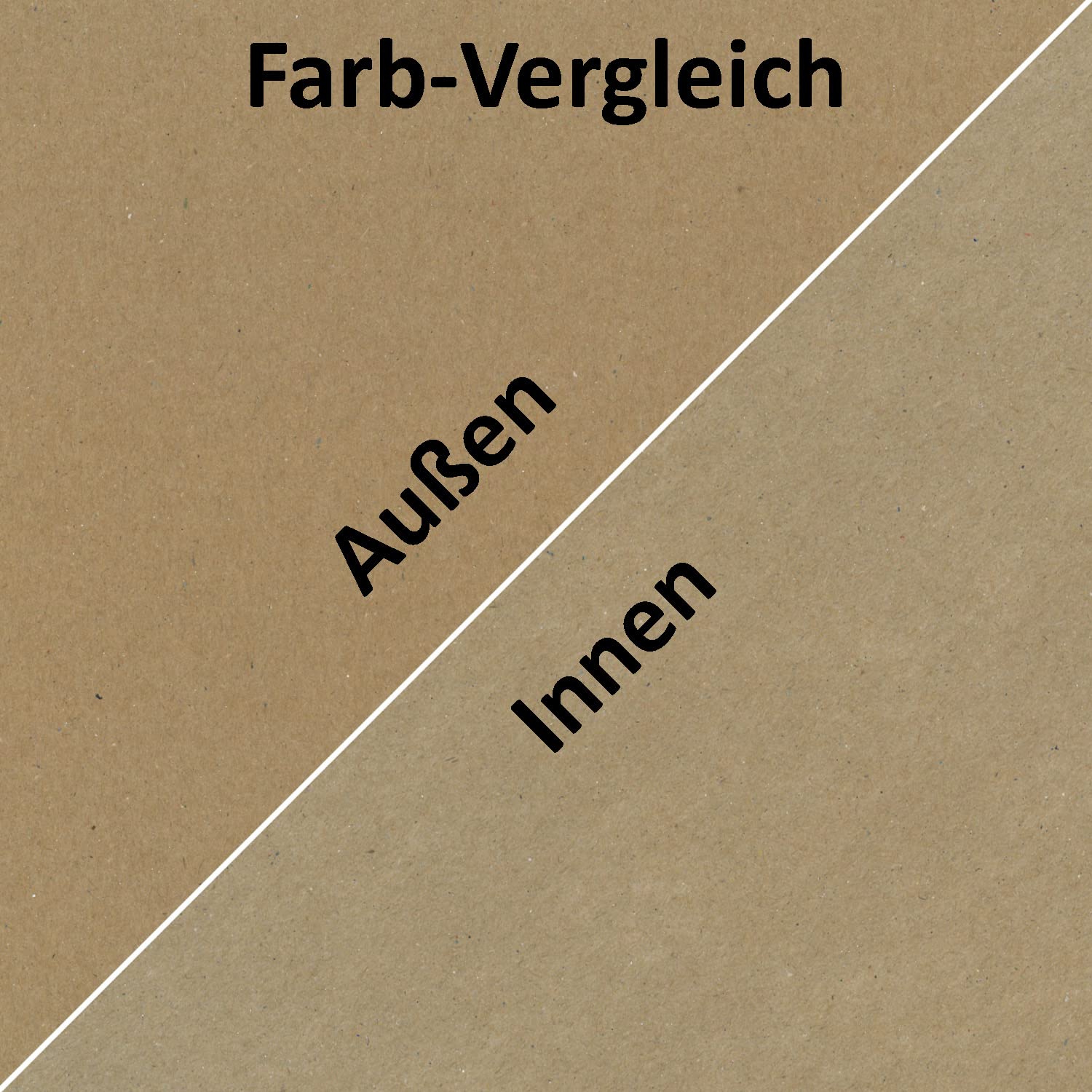 75x Quadratisches Faltkarten Set aus Kraftpapier - 150 x 150 mm - Doppel-Karten & Briefumschläge & Einlegeblätter - braun öko - Recycling-Naturpapier nachhaltig