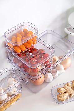 SmartStore Compact Clear Modular Storage Bin Container for Kitchen, XS