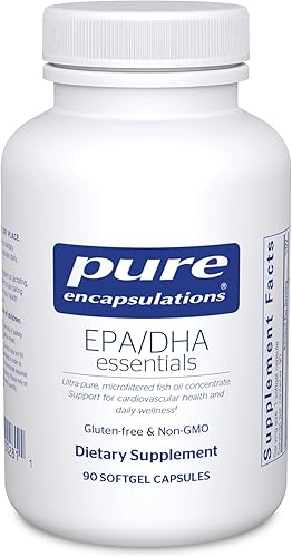 Miniatura 10 de Pure Encapsulations EPADHA Essentials  Suplemento concentrado de aceite de pescado para apoyar la salud cardiovascular  180 cápsulas de gel blanda