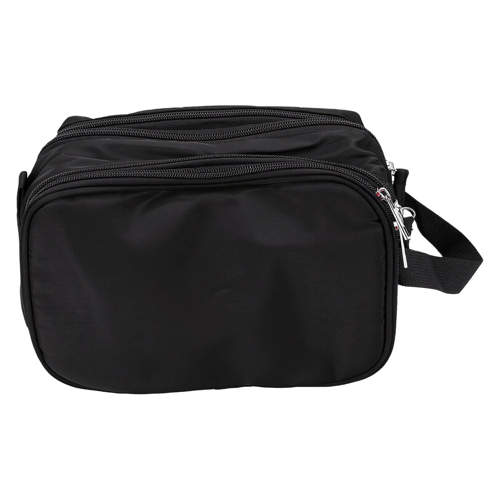 SIXRUN Necessaire da Toilette con Doppia Apertura, 6.88oz (BLACK)