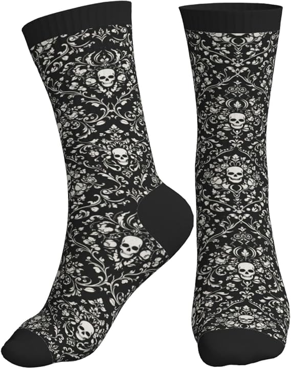 Funny Novelty Socks Casual Athletic Crazy Crew Dress Socks for Women Men