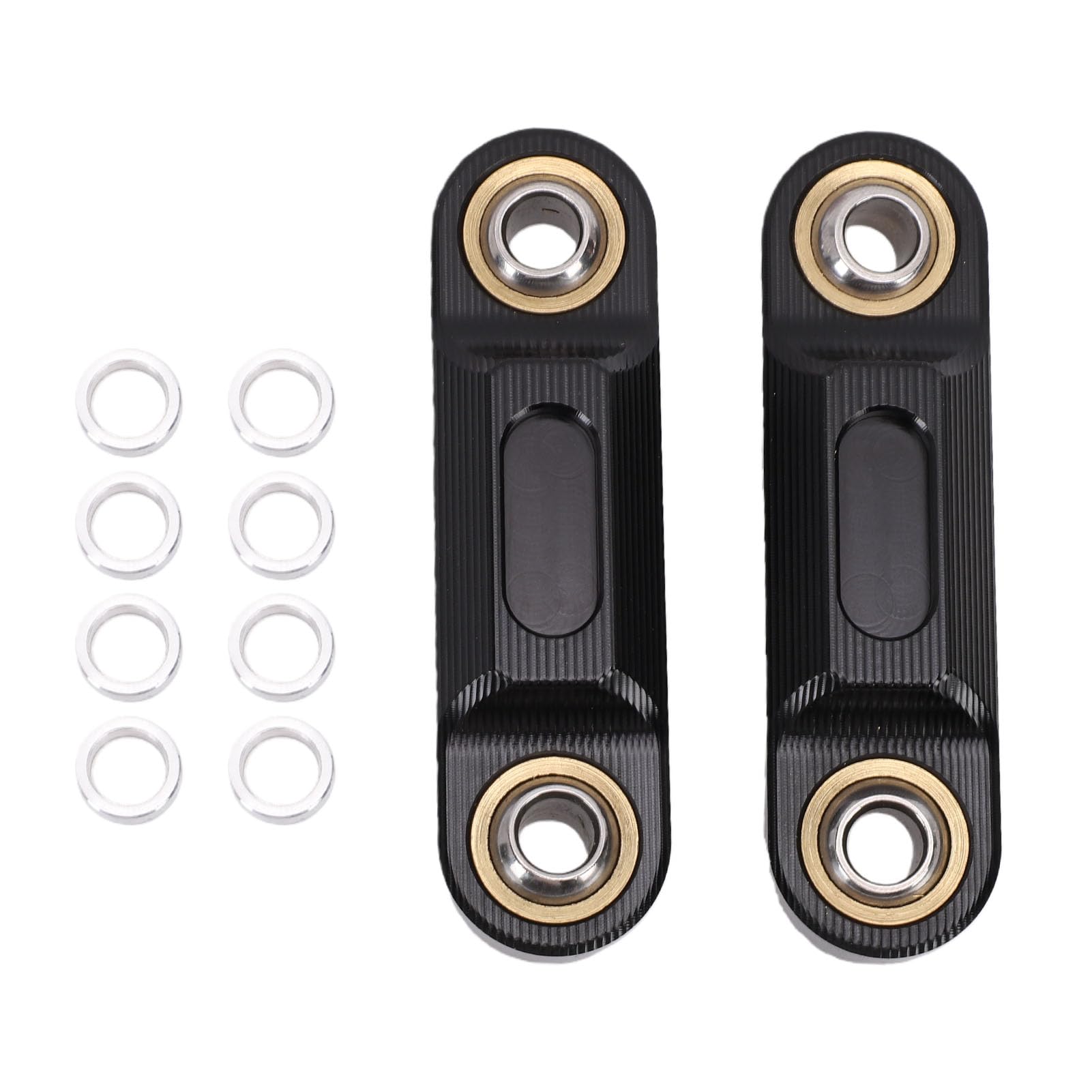 Yosoo Biellettes de Barre Anti-Roulis, Liaison Cylindrique de Remplacement en Alliage D'Aluminium Conception à Double Roulement pour F3 RT ST RS 2013-2025 (BLACK)