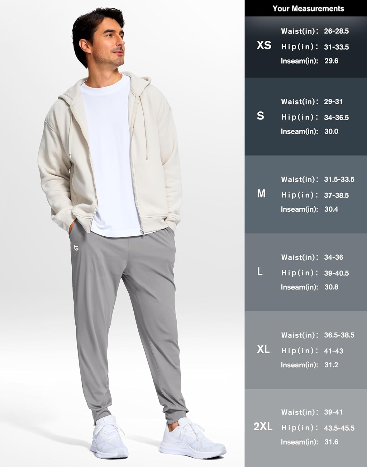 G Gradual Men's Joggers Lightweight Athletic Workout Pants with Pockets Stretch Track Running Sweatpants for Men Gym Sports - Image 7